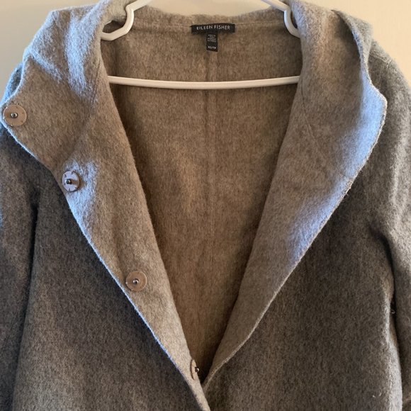Eileen Fisher two toned jacket - Picture 2 of 4